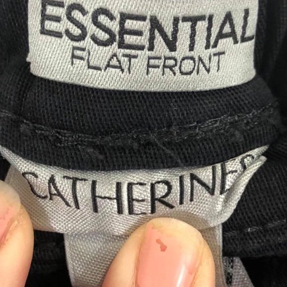 Catherines Sz 4X Black Jean Capris NWT - Picture 7 of 11